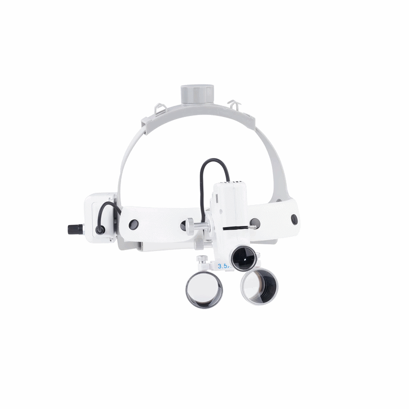 LightPro surgical head loupe in use